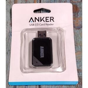 Anker USB 3.0 Card Reader 2-Slot Black Model AR200